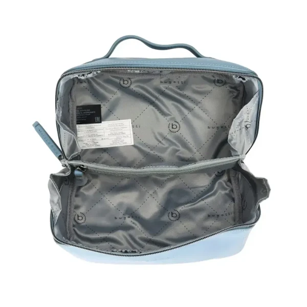 Несесер за тоалетни принадлежности Bugatti - Almata Make up, светлосин