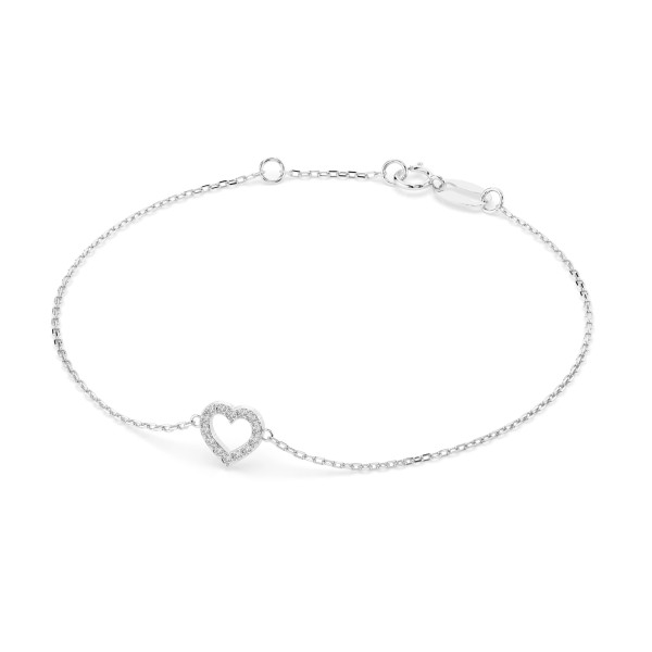 Cara гривна с диаманти 0.07 ct – ЗЛАТНО БИЖУ 14К K105-10005W/14K