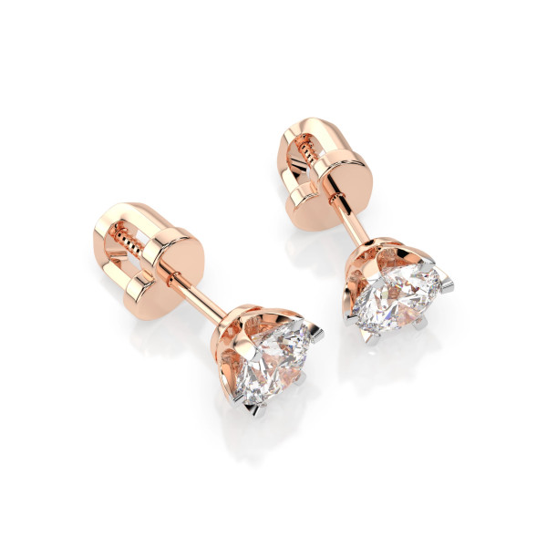 Cara обеци с диаманти 1.00 ct GIA сертификат – ЗЛАТНО БИЖУ 14К K102-10040/1R(5.1)/14K