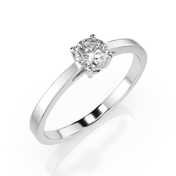 CARA Златен пръстен с диамант 0.3 Ct  GIA сертификат K101-10012/1W