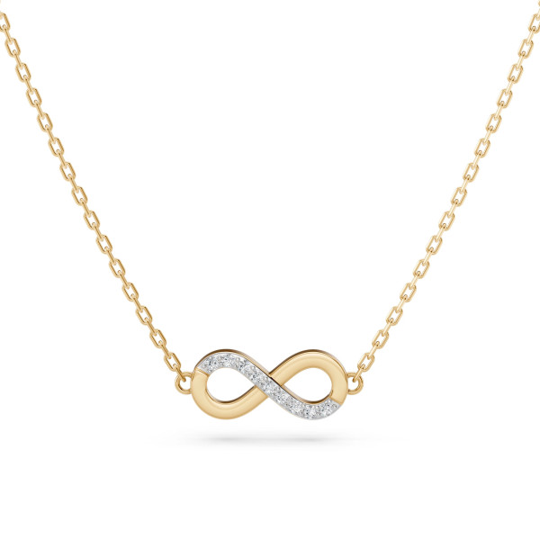 Cara колие с диаманти 0.05 ct – ЗЛАТНО БИЖУ 14К K104-10072Y/14K