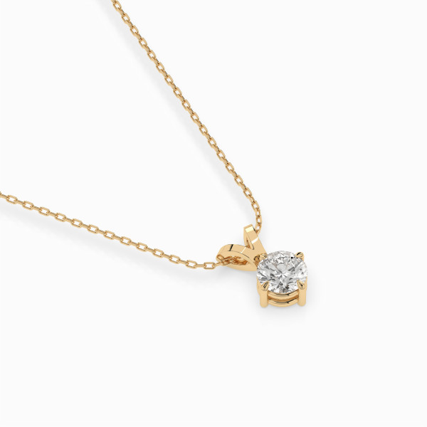 CARA Златно колие с диамант 0,50 ct GIA сертификат K104-10037Y