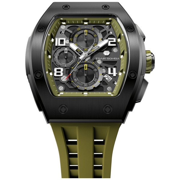 TSAR BOMBA T-Elemental Olive Green TB8224Q-06