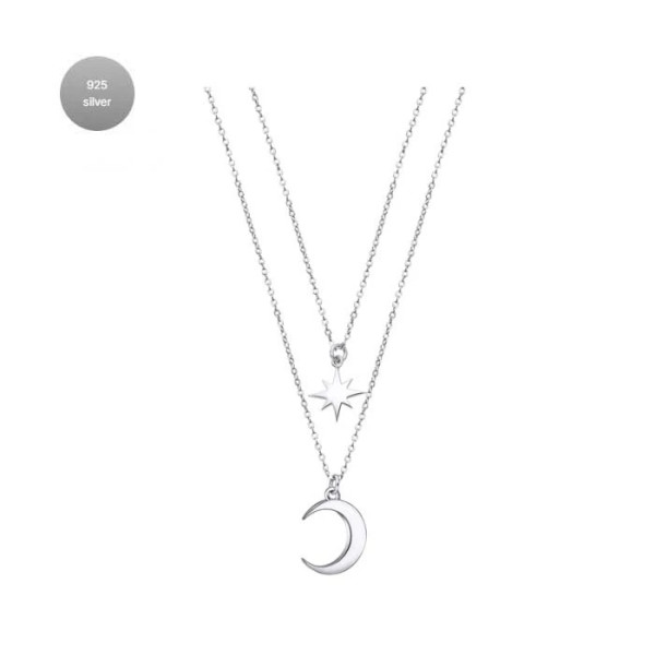 LOTUS SILVER TRENDY SILVER NECKLACE LP3021-1/1