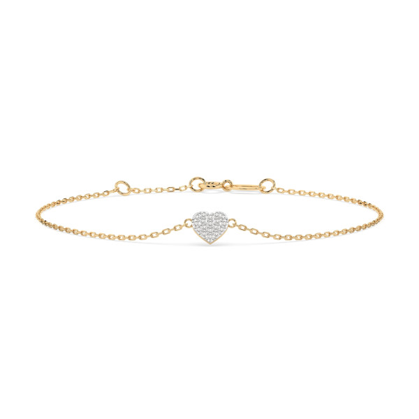 Cara гривна с диаманти 0.09 ct – ЗЛАТНО БИЖУ 14К K105-10012Y/14K