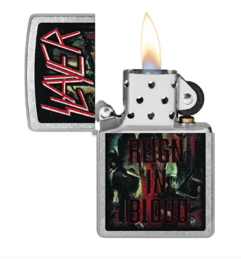 LIGHTER ZIPPO - SLAYER, REIGN IN BLOOD DESIGN