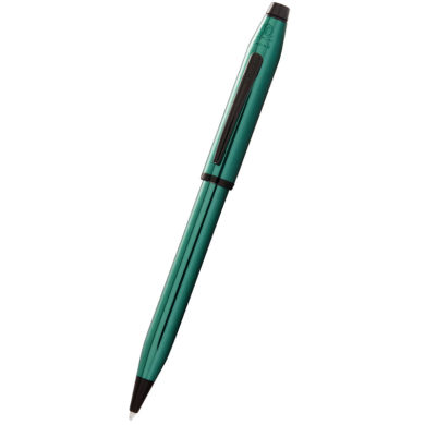 Химикалка Cross Century® II - Translucent Green Lacquer with Polished Black PVD