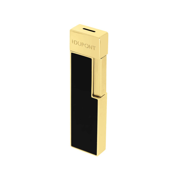 Запалка S.T.Dupont Twiggy Black Laquer And Golden 30112