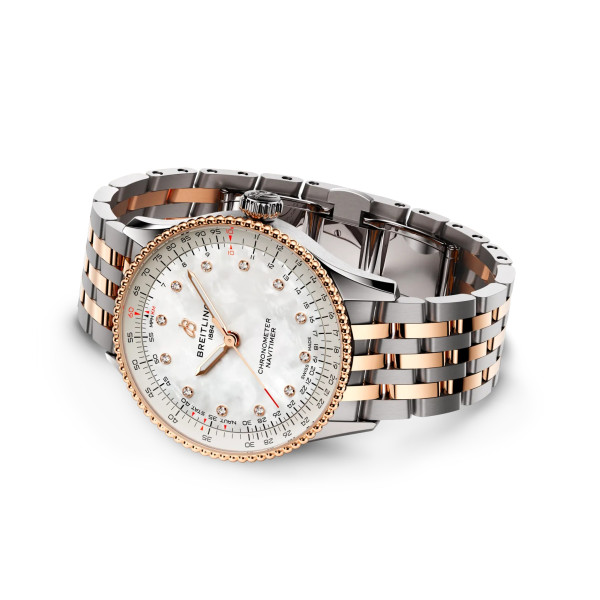 Дамски часовник Breitling U17327211A1U1 с 12 диаманта – classicwatches.bg