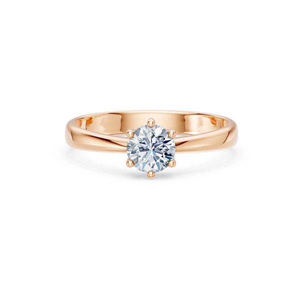 Cara пръстен с диамант 0.70 ct GIA сертификат – ЗЛАТНО БИЖУ 14К K101-10151R(5.7)/14K