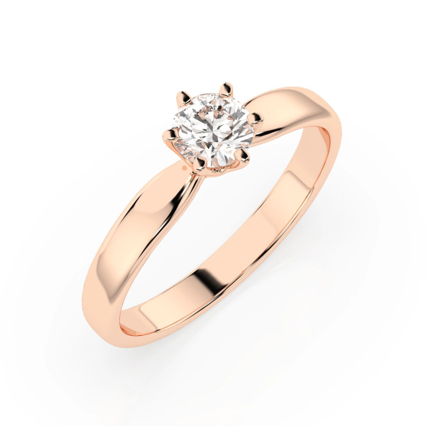 Cara пръстен с диамант 0.30 ct GIA сертификат – ЗЛАТНО БИЖУ 14К K101-10040R(4.2)/14K