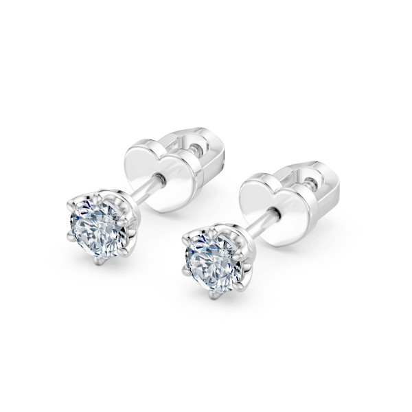 Cara обеци с диаманти 0.60 ct GIA сертификат – ЗЛАТНО БИЖУ 14К K102-10040/1W(4.2)/14K