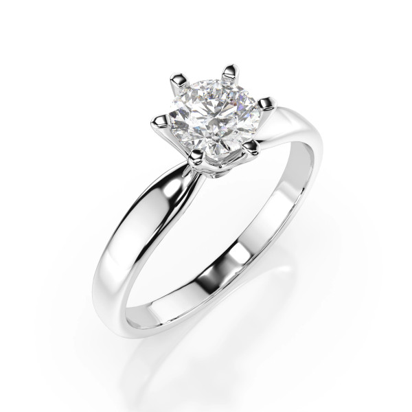 Cara пръстен с диамант 0.70 ct GIA сертификат – ЗЛАТНО БИЖУ 14К K101-10040W(5.7)/14K