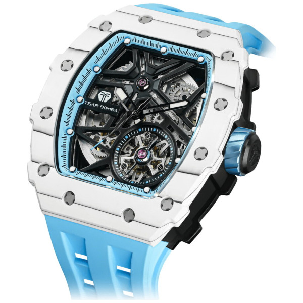 TSAR BOMBA Elemental Carbon Fiber White Blue TB8209CF-06