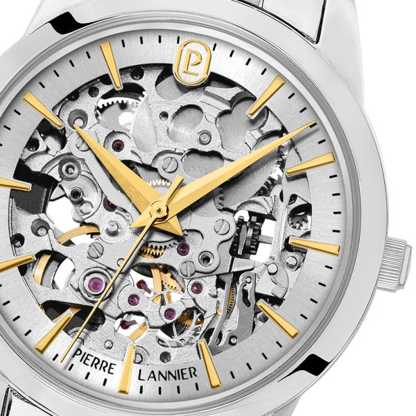 Pierre Lannier 143H621 дамски автоматичен часовник със сребрист циферблат ClassicWatches.bg
