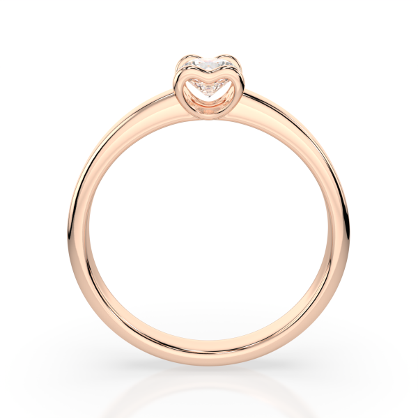 CARA Златен пръстен с диамант 0.30 ct GIA сертификат K101-10013R 