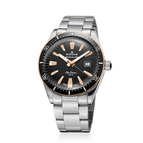 ЧАСОВНИК EDOX SKYDIVER DATE AUTOMATIC LIMITED EDITION 42 ММ 80126-357RNM-NIRB