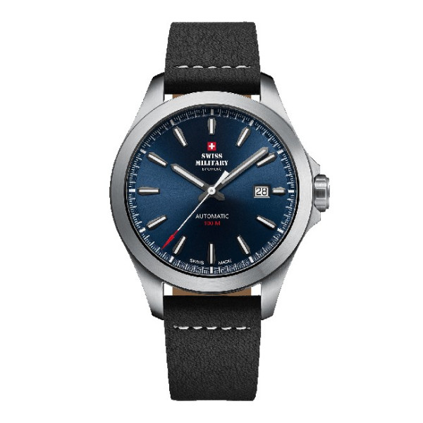 Swiss Military By Chrono SMA34077.08 мъжки автоматичен часовник със син циферблат – classicwatches.bg