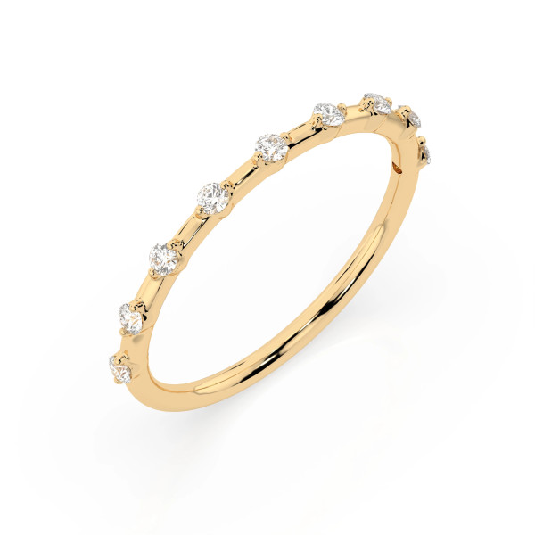 Cara пръстен с диаманти 0.18 ct – ЗЛАТНО БИЖУ 14К K101-10145Y/14K
