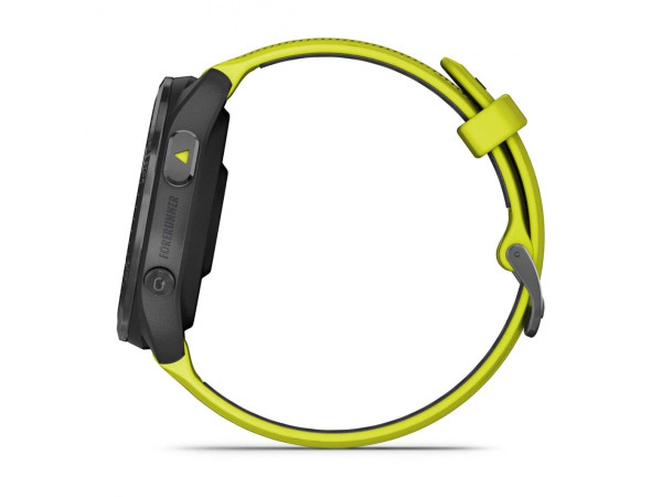 GARMIN FORERUNNER 965 CARBON GREY DLC TITANIUM БЕЗЕЛ С BLACK КОРПУС И AMP YELLOW/BLACK СИЛИКОНОВА КАИШКА 010-02809-12