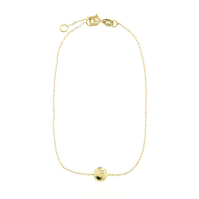 CARA DIAMANTI Златна гривна с цирконии BRZ1403