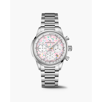Часовник NORQAIN Freedom Chrono Enjoy Life "Sprinkles" 40mm N2201.19S04.K01