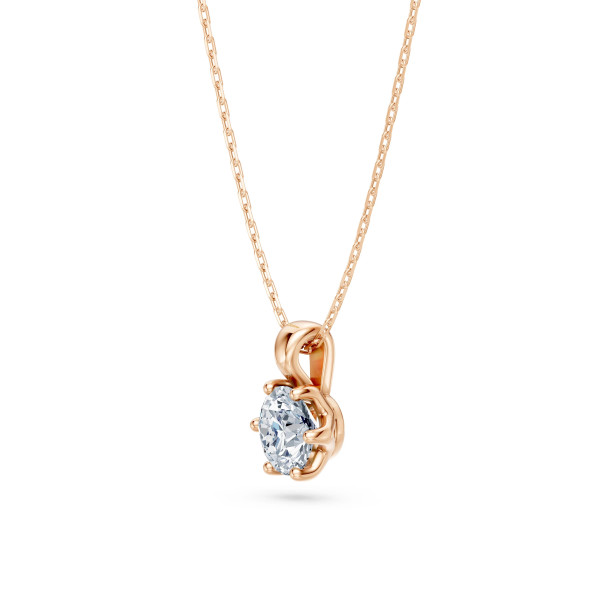 Cara колие с диамант 0.50 ct GIA сертификат – ЗЛАТНО БИЖУ 14К K104-10004R(5.1)/14K