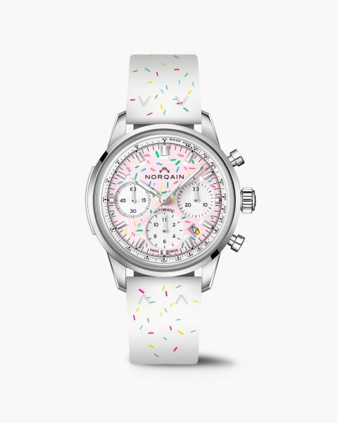 часовник norqain sprinkles дизайн сладолед календар rubber strap classicwatches.bg
