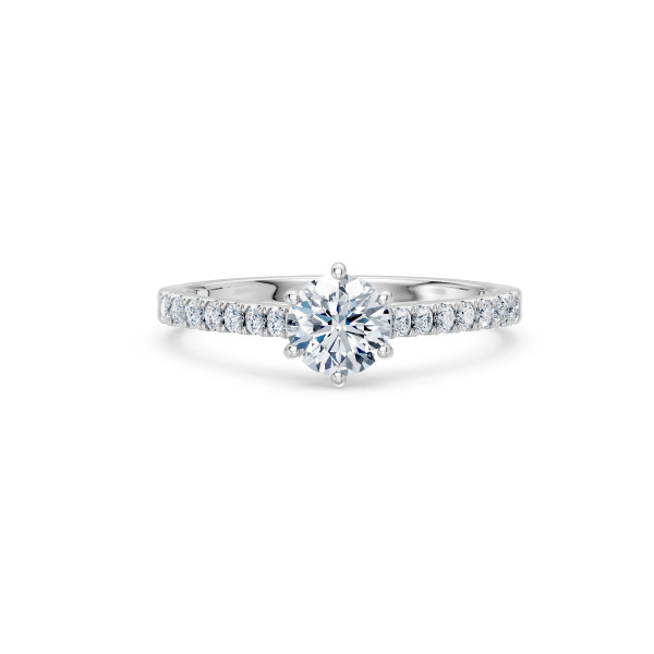 Cara пръстен с диаманти 0.70+0.25 ct GIA сертификат – ЗЛАТНО БИЖУ 14К K101-10093W(5.7)/14K