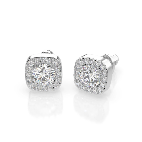 Златно бижу Cara обеци с диаманти 0.60+0.18 ct GIA сертификат K102-10152W
