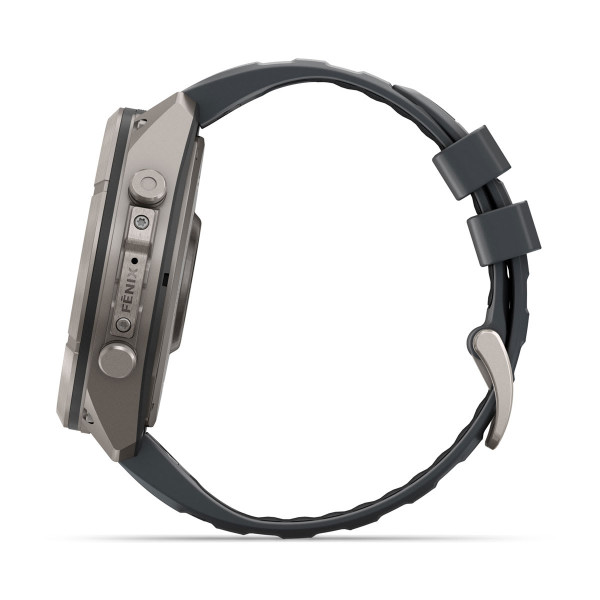 Garmin Fenix 9 Pro inReach Titanium с Graphite/Black силиконова каишка 010-04337-21