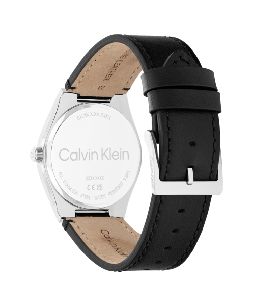 часовник calvin klein 25200524 черна кожена каишка classicwatches.bg