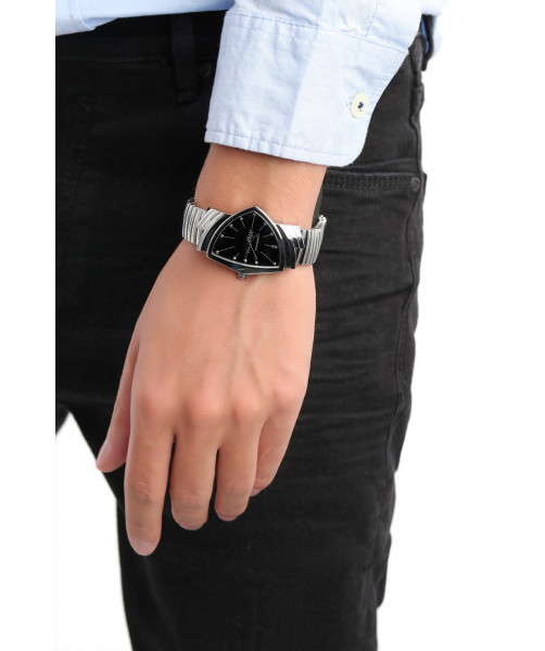 HAMILTON VENTURA  MAN IN BLACK QUARTZ MEN'S  WATCH H24411232