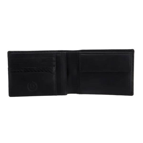 Мъжки портфейл Bugatti - Comet M, RFID защита, черен