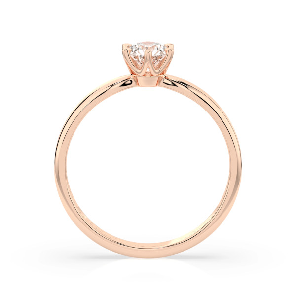 Cara пръстен с диамант 0.30 ct GIA сертификат – ЗЛАТНО БИЖУ 14К K101-10040R(4.2)/14K