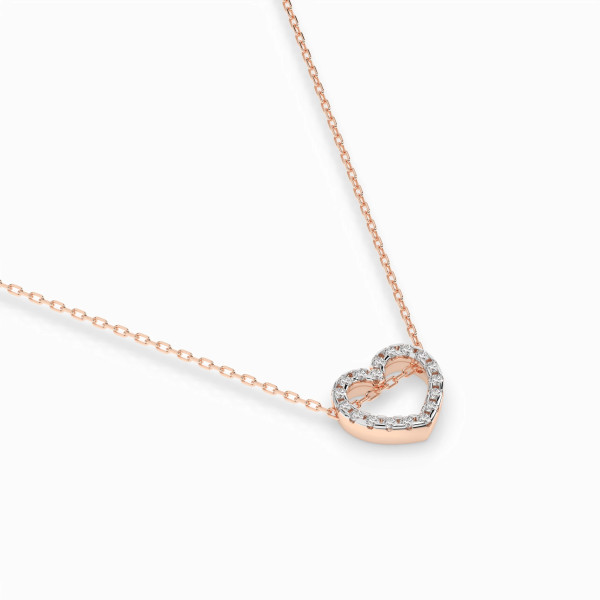 Cara колие с диаманти 0.09 ct – ЗЛАТНО БИЖУ 14К K104-10051R/14K
