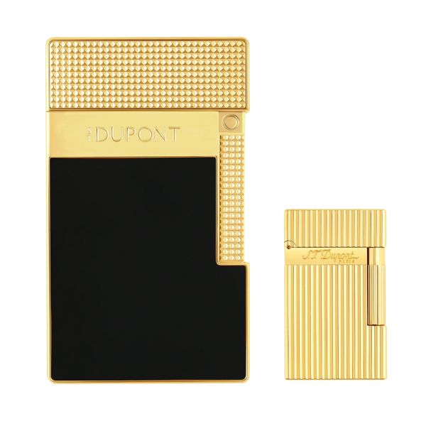 Настолна запалка S.T.Dupont Table Lighter Black / Golden T20100