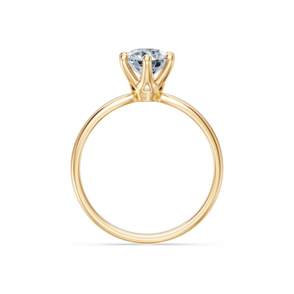Cara пръстен с диамант 1.00 ct GIA сертификат – ЗЛАТНО БИЖУ 14К K101-10040Y(6.5)/14K