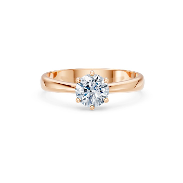 Cara пръстен с диамант 1.00 ct GIA сертификат – ЗЛАТНО БИЖУ 14К K101-10151R(6.5)/14K