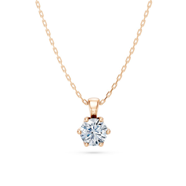 Cara колие с диамант 0.50 ct GIA сертификат – ЗЛАТНО БИЖУ 14К K104-10004R(5.1)/14K