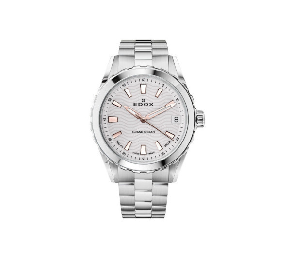 часовник edox grand ocean date ladies 53103-3m-air сребрист циферблат classicwatches.bg