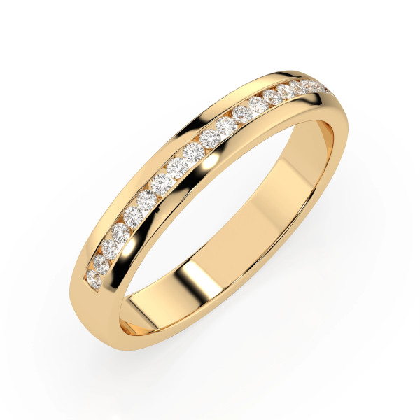 Cara пръстен с диаманти 0.15 ct – ЗЛАТНО БИЖУ 14К K101-10047Y/14K