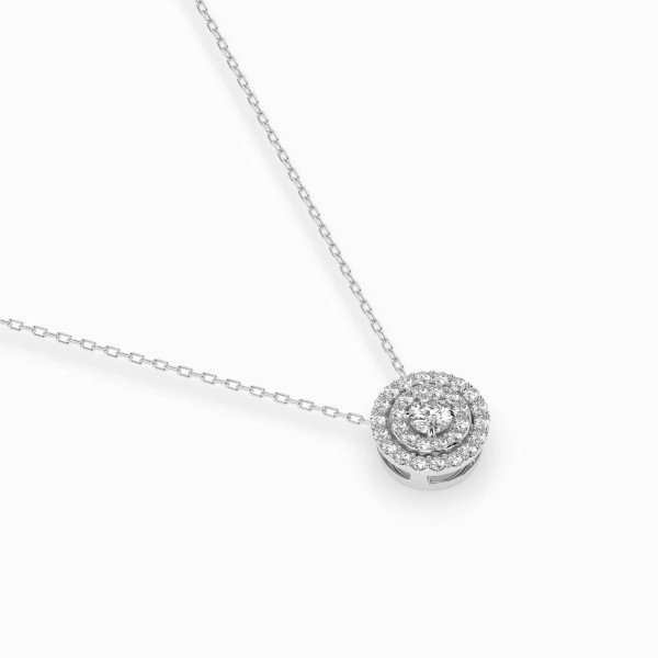 Cara колие с диаманти 0.09+0.15 ct – ЗЛАТНО БИЖУ 14К K104-10043W/14K
