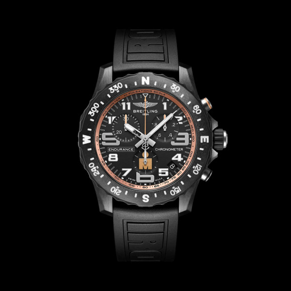 часовник breitling endurance pro 44 ironman finisher x823101b1b1s1 спортен хронограф с тахиметър и компас скала classicwatches.bg