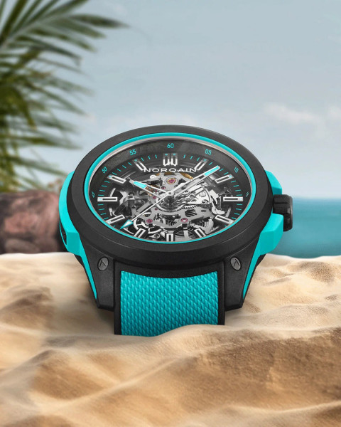 NORQAIN Wild ONE Skeleton N3000.07Q27.B07 с черен NORTEQ корпус и титанов гръб – classicwatches.bg