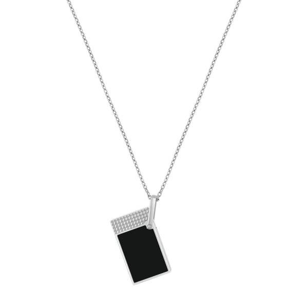 Запалка S.T.Dupont Lighter Necklace Lacquered Silver K27076CH