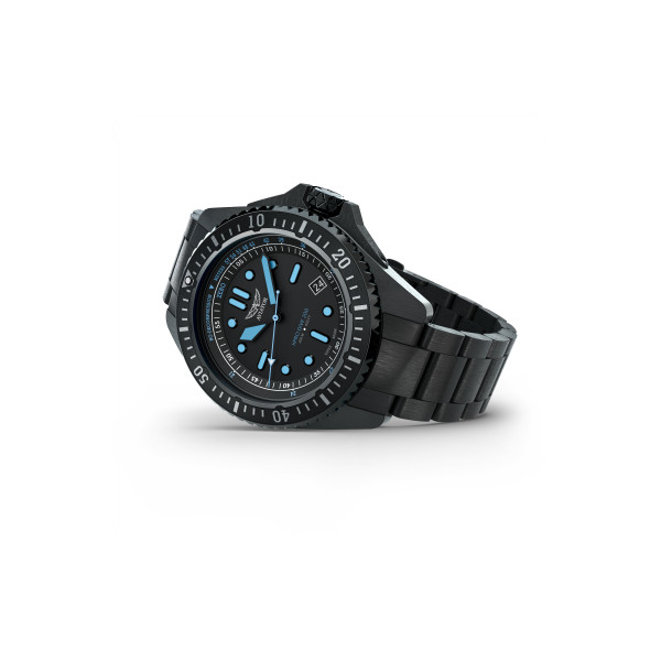 aviator v.1.42.5.377.6 черен корпус и сини индекси ClassicWatches.bg
