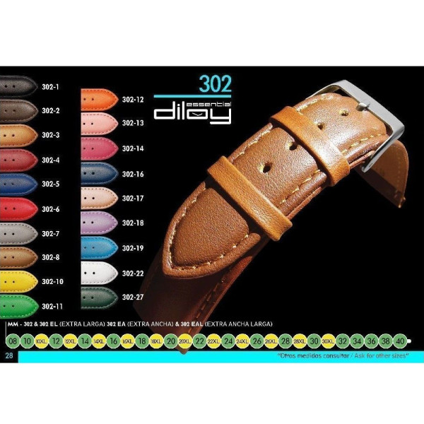 Кожена каишка Diloy CP0302EL