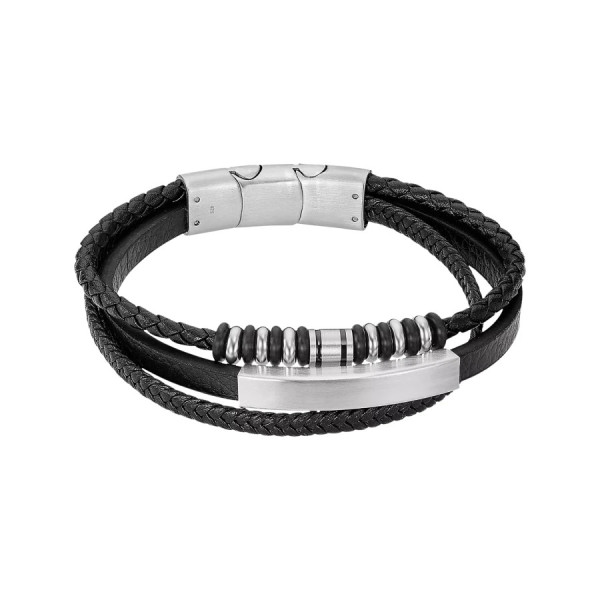 Lotus Style Iron road кожена гривна LS2592-2/1