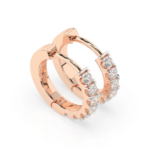 Cara обеци с диаманти 0.42 ct – ЗЛАТНО БИЖУ 14К K102-10109R(2.0)/14K